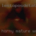 Horny mature women